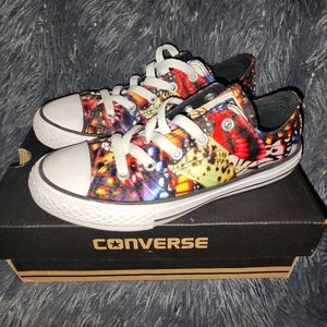 Converse Girls butterfly sneakers